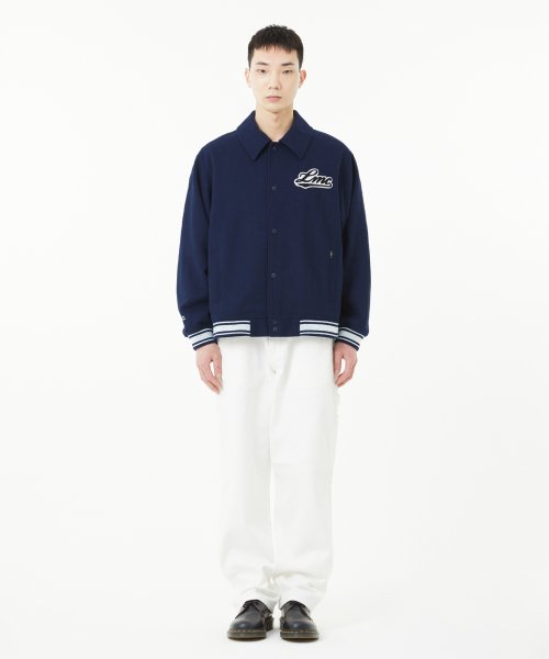 CLASSIC WOOL VARSITY JACKET navy