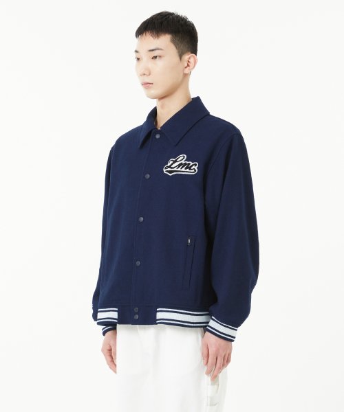 CLASSIC WOOL VARSITY JACKET navy