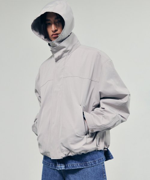 Куртка-сафари с капюшоном, Light Grey