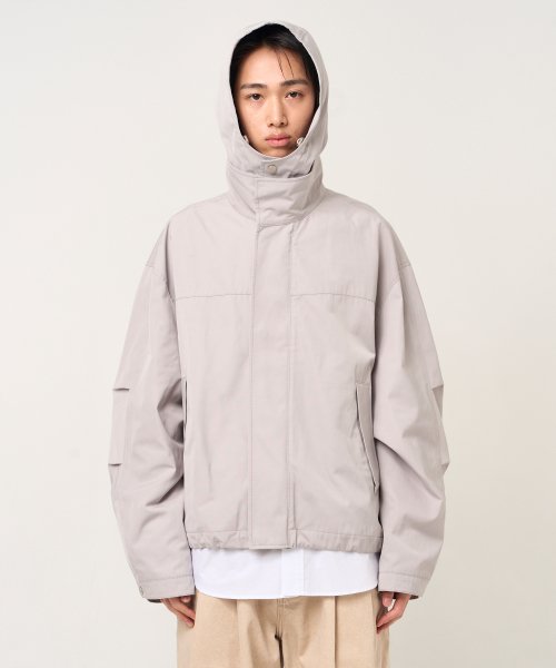 Куртка-сафари с капюшоном, Light Grey