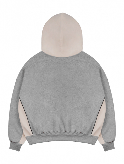 Худи унисекс Maison Symbol Rugby на кнопках Melange Gray (FCD1TS102M)