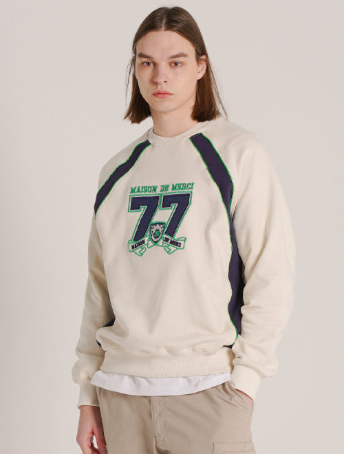 Свитшот UNISEX Rugby Sport Double Seven Cream (FCD1TS104M)