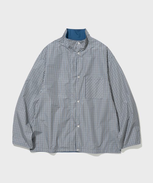 REVERSIBLE HIGH NECK Куртка (Синий)