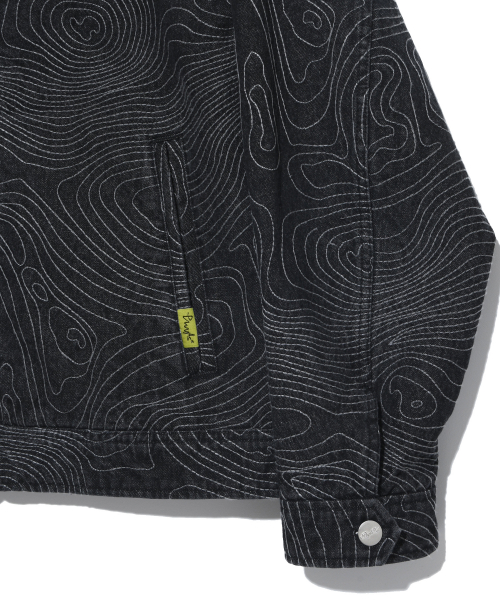 Джинсовка Contour Map Black