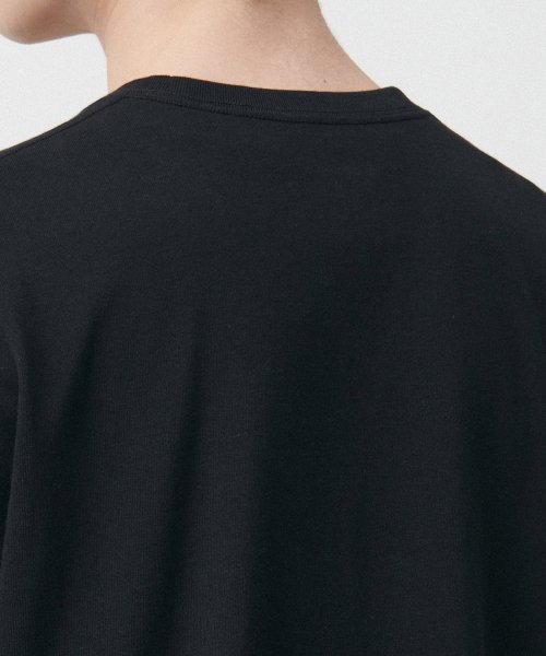 OVERSIZE LONG SLIT T-Рубашка [Черный]