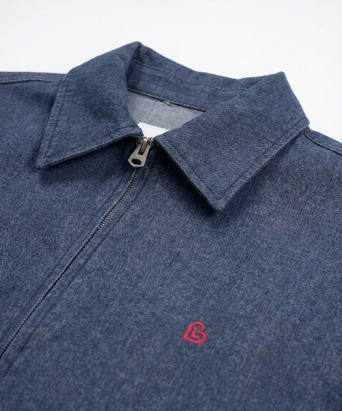 Джинсовый короткий блузон [Blue]