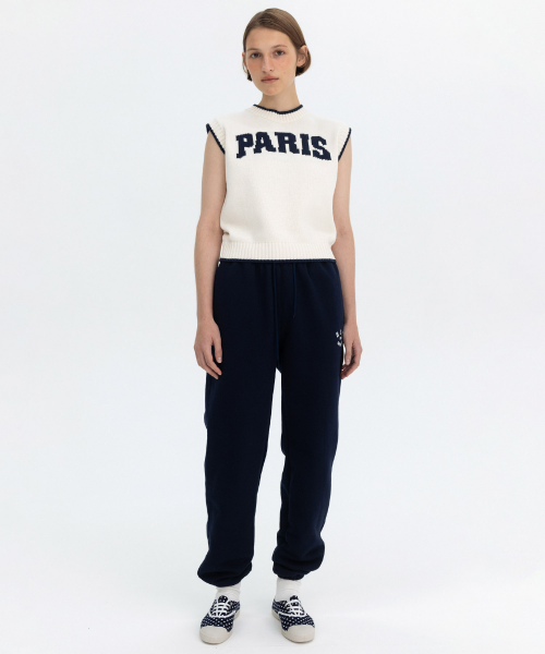 PARIS Логотип Жилет - IVORY