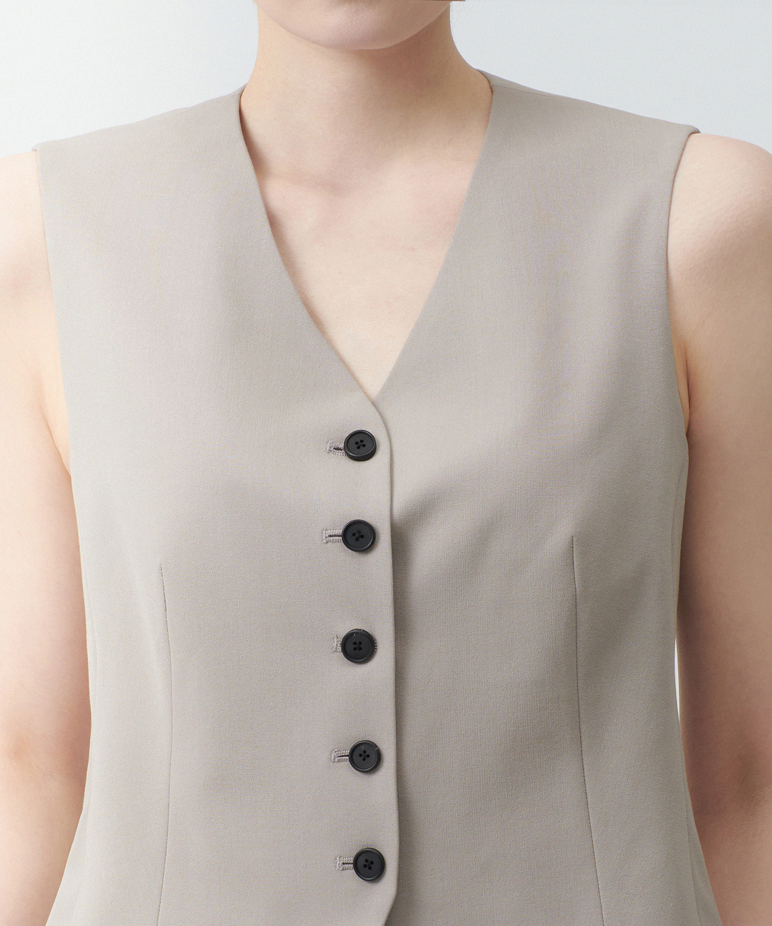 WOMENS LIGHTWEIGHT TAILORED Жилет [LIGHT Бежевый]