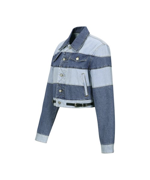 Andersson Bell Two-tone Denim Jacket TheDoubleF