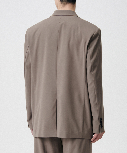 [Cooltandard] Relaxed Basic Blazer [Dusty Beige] thumbnail 5
