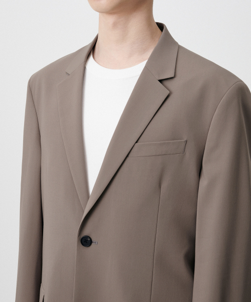 [Cooltandard] Relaxed Basic Blazer [Dusty Beige] thumbnail 6
