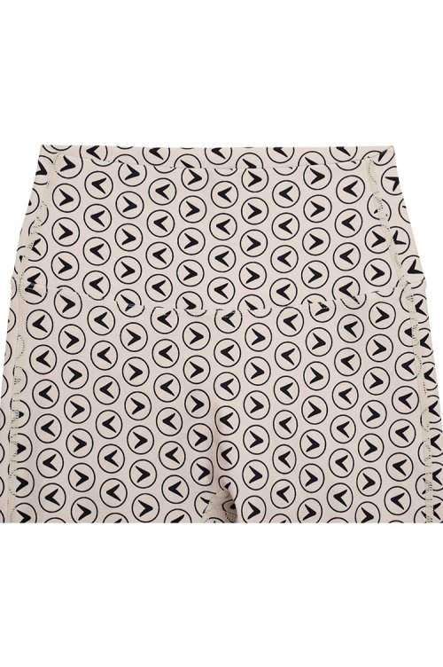 INTEREST Логотип DIGITAL PRINT LONG LEGGINGS_BEIGE