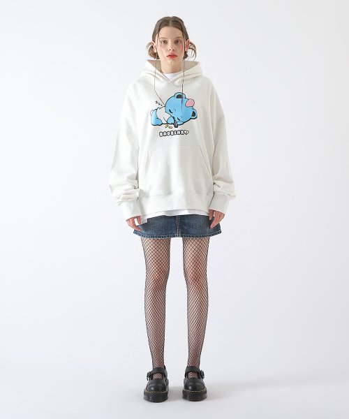 BadBlue 】Baby BadBear Hoodie Ivory-