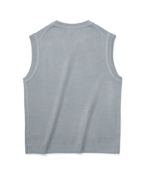 Жилет-свитер 1754 CROWN V NECK VEST SWEATER Grey