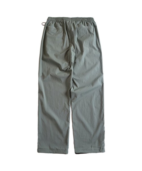 Длинные брюки из нейлона-жатки цвета khaki