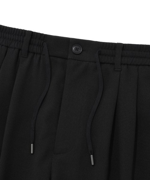 Свободные брюки на резинке, Black