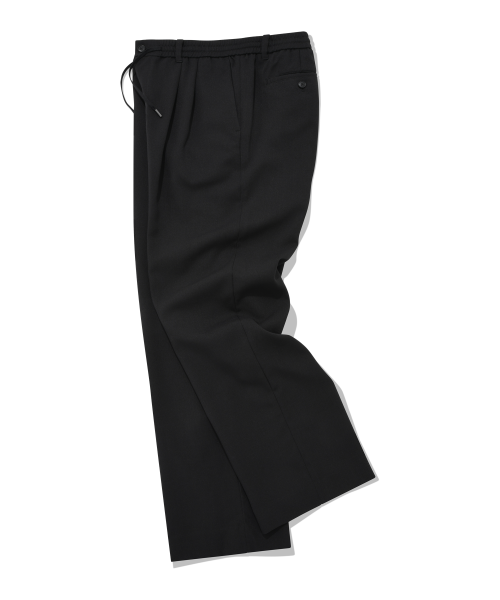 Свободные брюки на резинке, Black