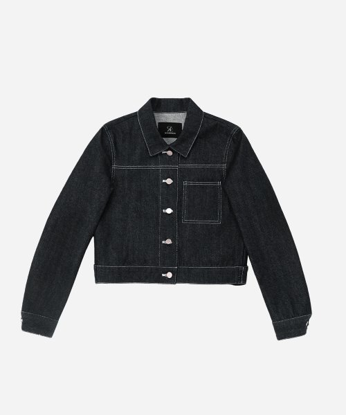Темно-синяя джинсовка SAC Non-Fade 4W231D002