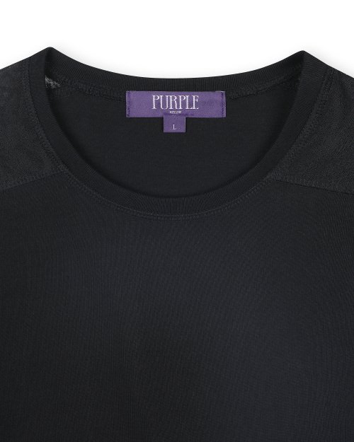 MESH COMBI T-SHIRTS Черный