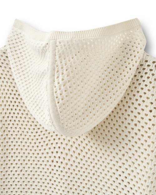 PUNCHING NET HOODED Трикотаж IVORY