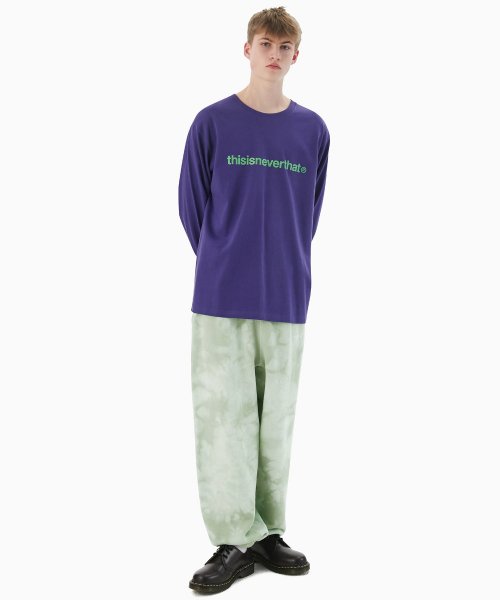 MUSINSA | thisisneverthat® Uneven Dyed Sweatpant Light Sage