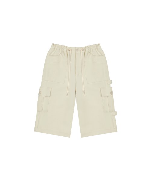 MUSINSA  LARTIGENT L2 POCKET SHORTS(BEIGE)