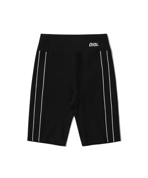PIPING байкер SHORTS_черный