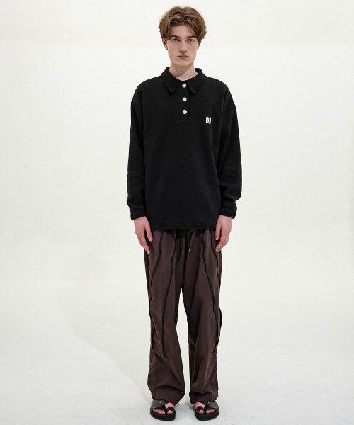 Свитшот с французским воротником Signature Black