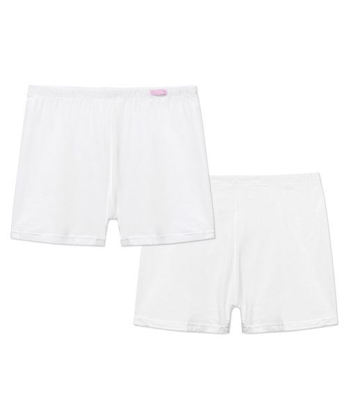 Базовые хлопковые шорты-бельё 3/10, 2 шт, женские [2 pack]