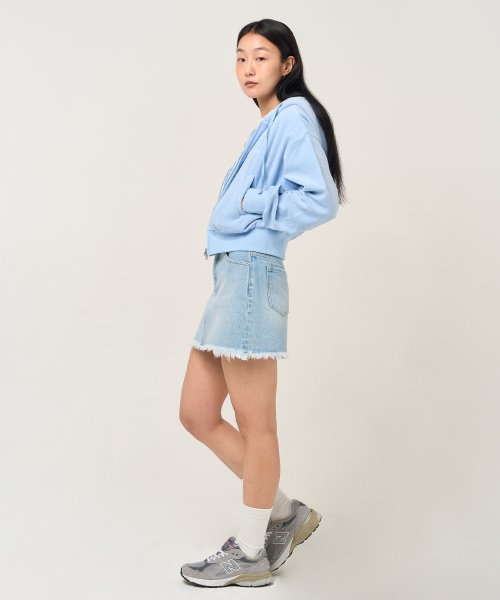 Худи на молнии с логотипом Sky Blue