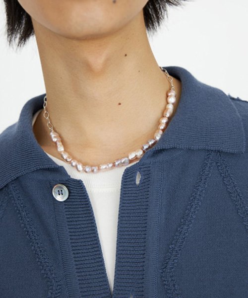 MUSINSA | YOUTH Rose Freshwater Pearl Necklace (M)