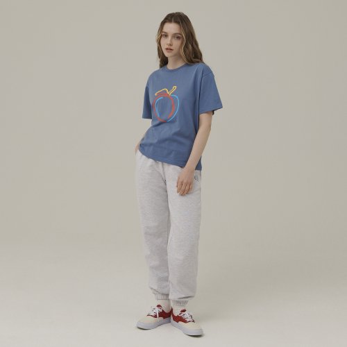 Спортивные джоггеры из футера [White Melange]