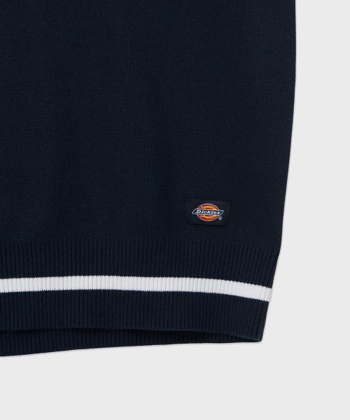 Свободный вязаный жилет Dark Navy
