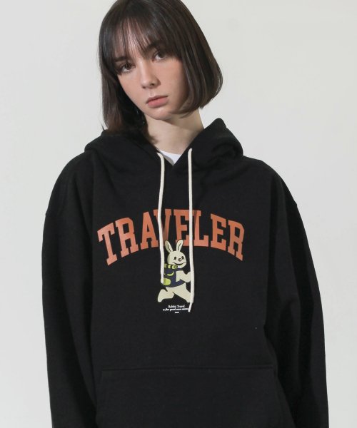 Худи Travel Rabbit - Black