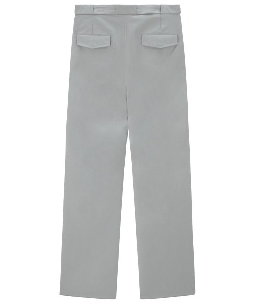 Belted Pocket Wide штаны - серый