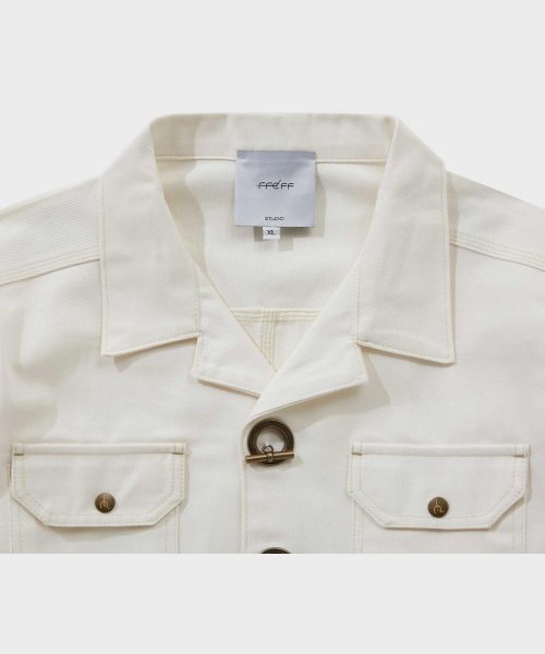Джинсовка Cone rigid denim (Ivory)