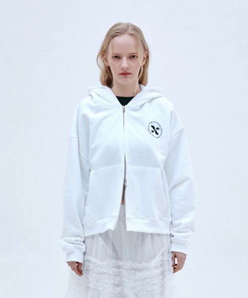 Худи на молнии Rabbit (White)