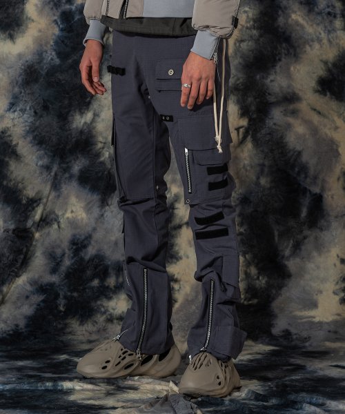Утилитарные слим-карго-брюки Supply Grey 0259