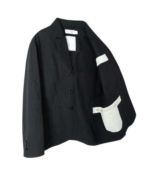 Мятый жакет Newport (Black)