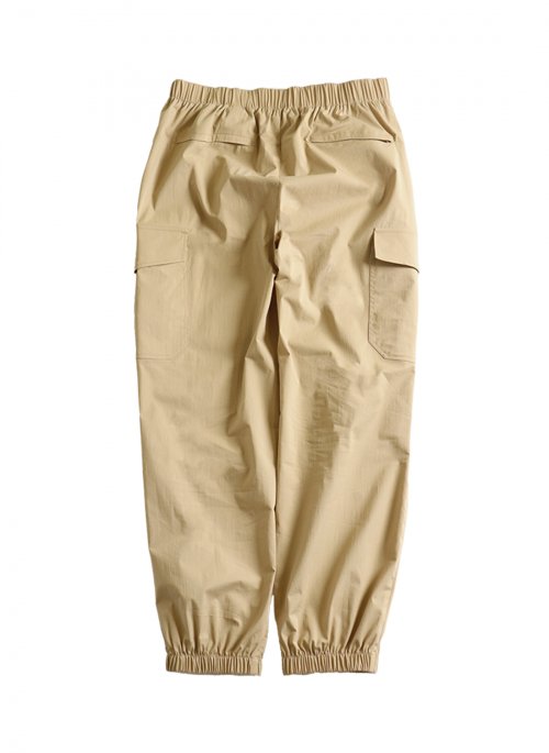 Длинные брюки карго из хлопка и нейлона Beige