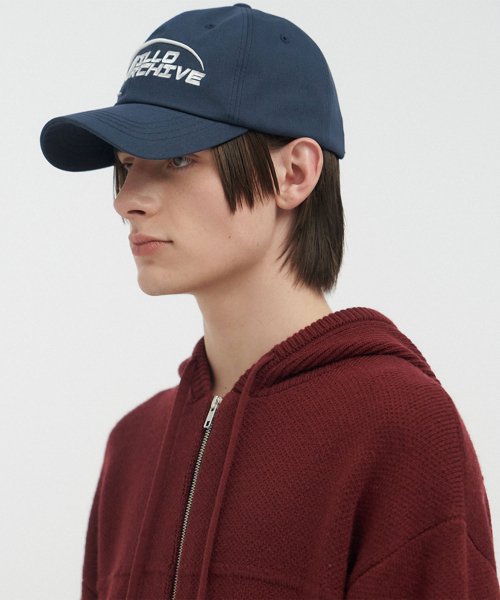 MUSINSA | MILLO Milo Archive Logo Ball Cap [Navy]