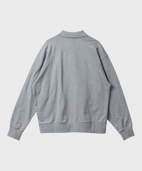 Плотный джерси свитшот расслабленного кроя Grey