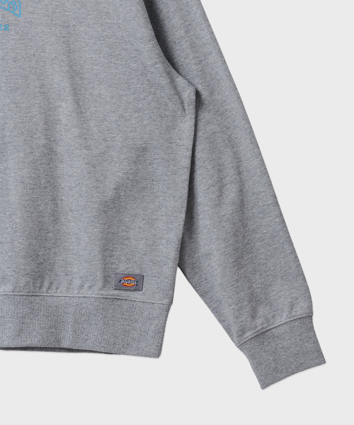 Плотный джерси свитшот расслабленного кроя Grey
