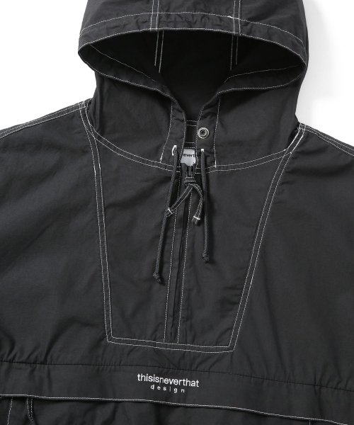 MUSINSA | thisisneverthat® Anorak Jacket Black