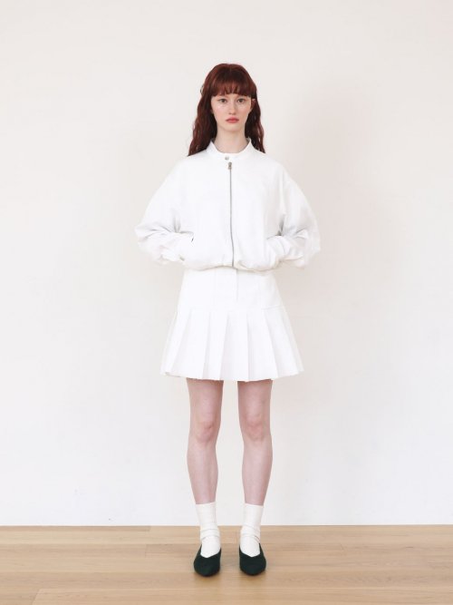 Жаккардовый бомбер [white]