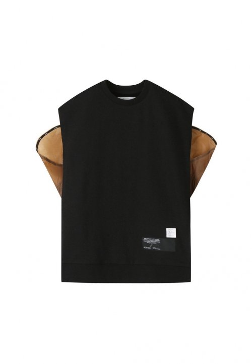 [Женский] Жилет Sheer anorak patched vest _RQVAS22531BKX