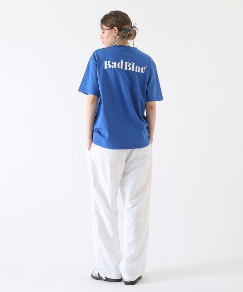 배드블루(BADBLUE) Logo Tee Blue - 사이즈 & 후기 | 무신사