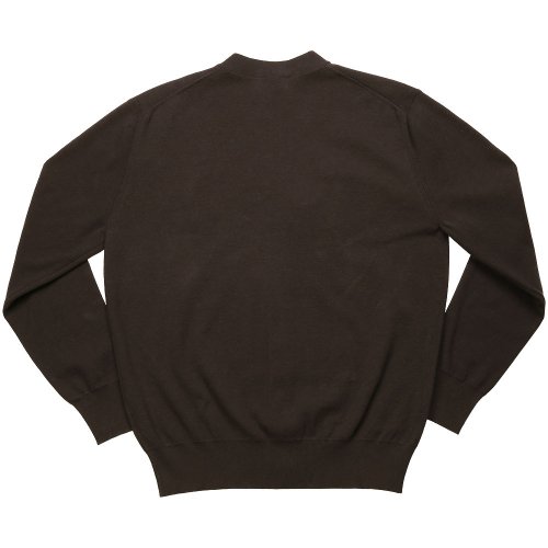 Essential Half Milano Cardigan (Brown)