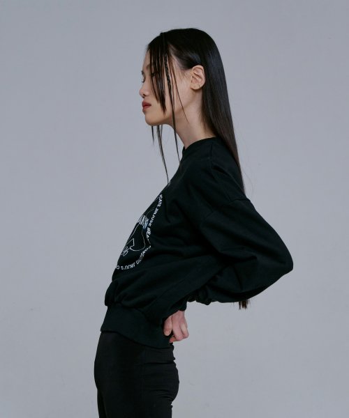 чёрный RABBIT SWEATSHIRT чёрный