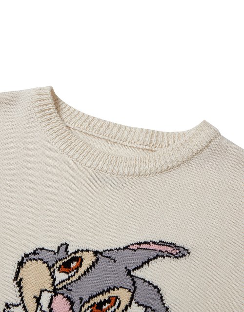 엠엠엘지(MMLG) [Mmlg] DISNEY THUMPER_HF-KNIT (IVORY) - 사이즈